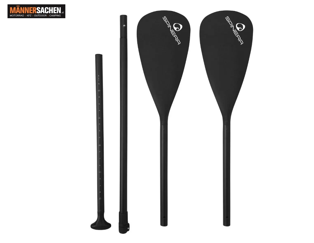 SPINERA Paddel für SUP und Kayak "Paddle Classic" mit 2 verstärkten Nylon- Schlagblätter