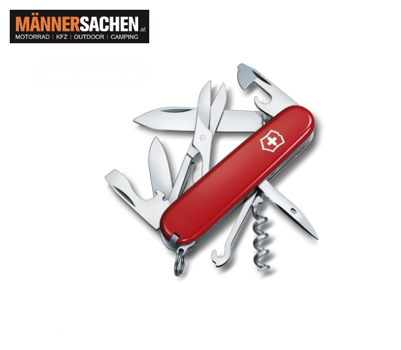 VICTORINOX Climber Taschenmesser mit 14 Funktionen in rot