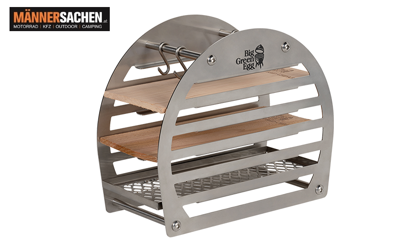 BIG GREEN EGG Räucherturm - ermöglicht kochen auf  sechs Ebenen