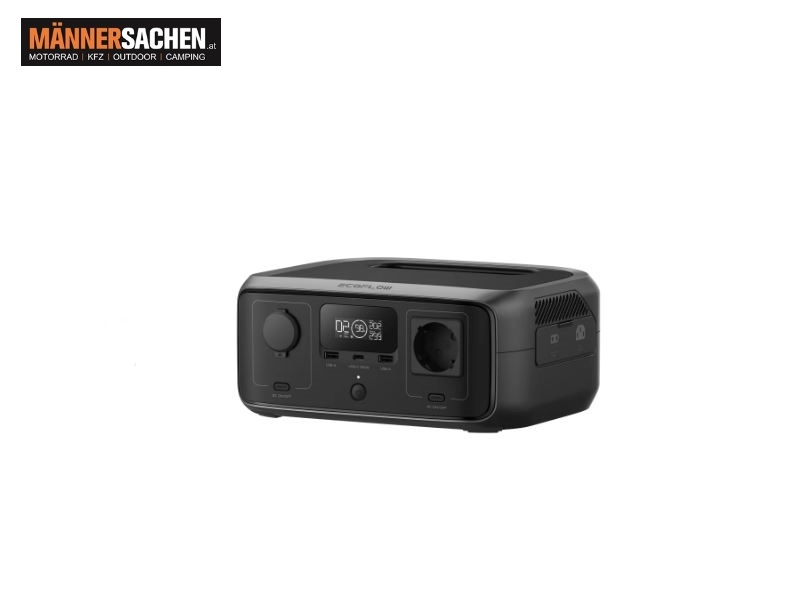 EcoFlow RIVER 3 Tragbare Powerstation erweiterbar mit 45 W Solarpanel (Typ-C) oder 110 W Solarpanel