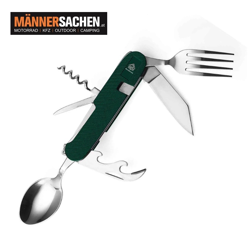 PUMA TEC Campingbesteck / Campingtool, Multitool grün. Art.Nr.: 7285002