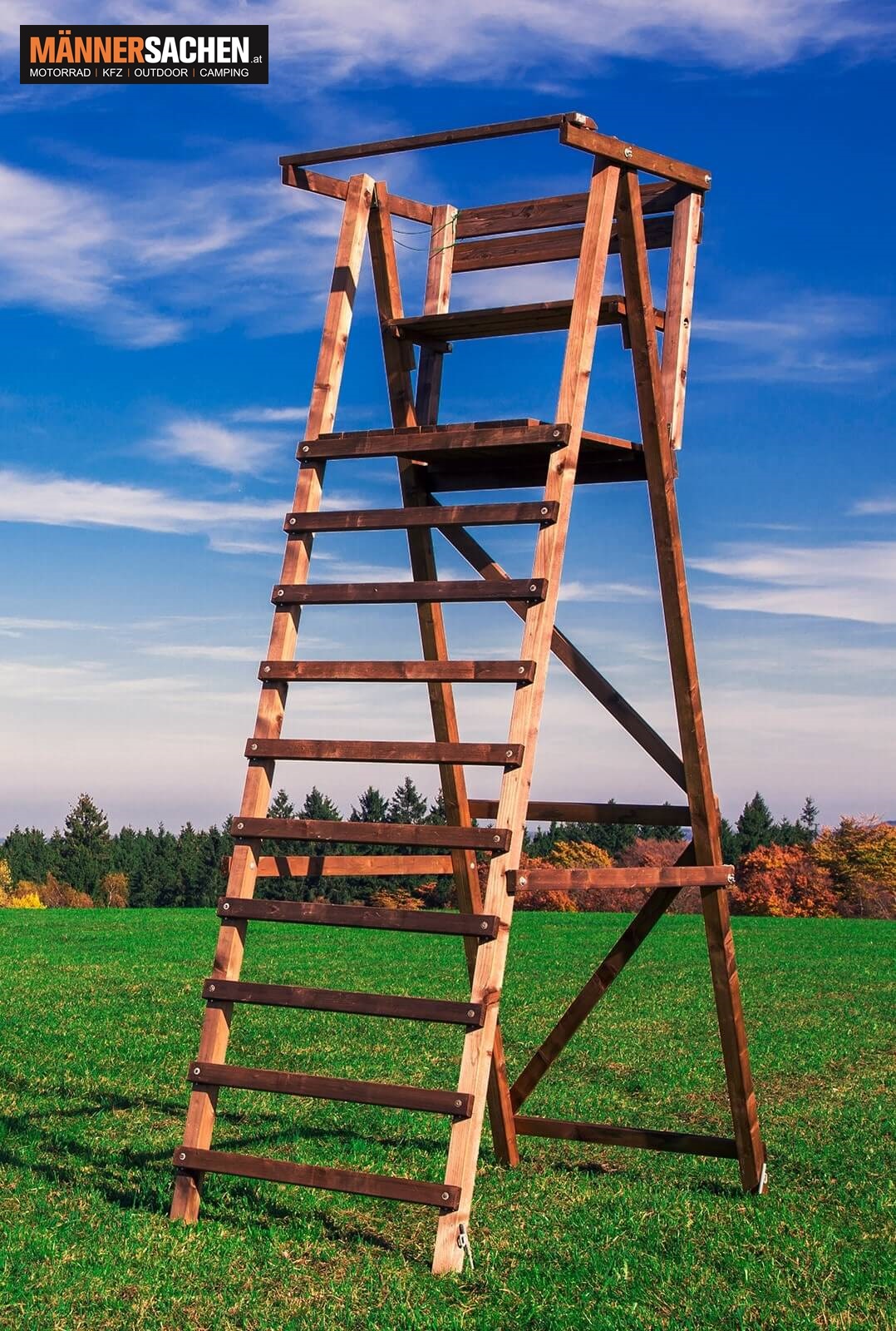 GROSSE KLAPPBARE ANSITZ-DRÜCKJAGD-LEITER ABHOLUNG & VERSAND