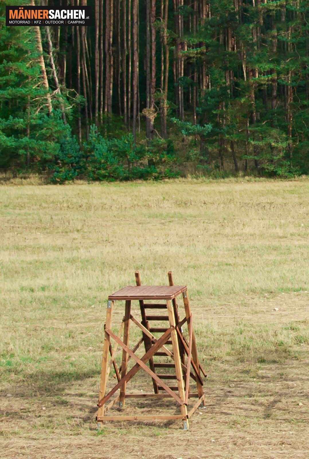 Kanzel - Unterbau H 235 cm Holme lang, Leiter lang 9 x 9 cm Kantholz VERSAND & ABHOLUNG