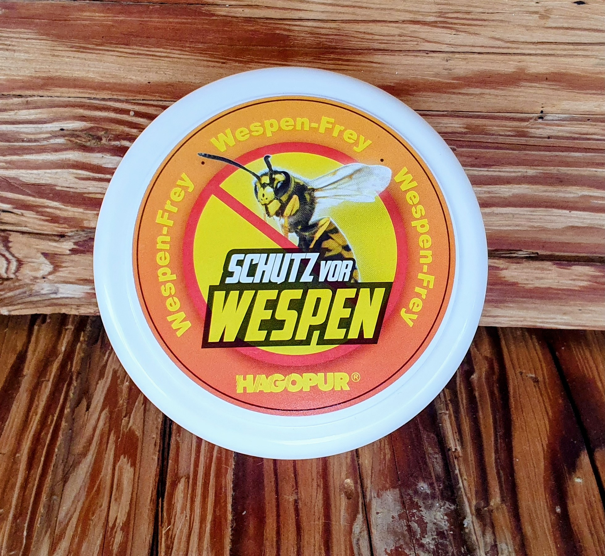 HAGOPUR Wespen-Frey Dose, 0,2 kg hält Wespe, Mücken und andere unliebsame Insekten fern