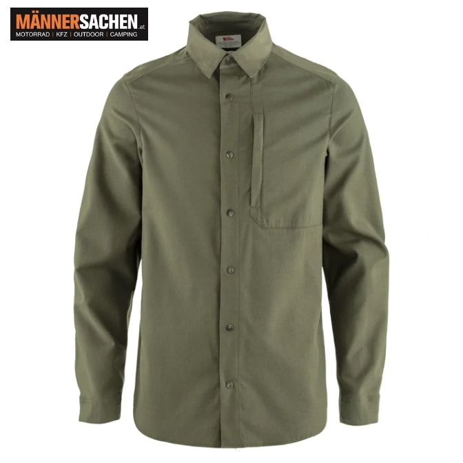 FJÄLLRÄVEN Keb Trekking Shirt LS M - funktionelles Trekkinghemd aus 100 % recyceltem Polyester