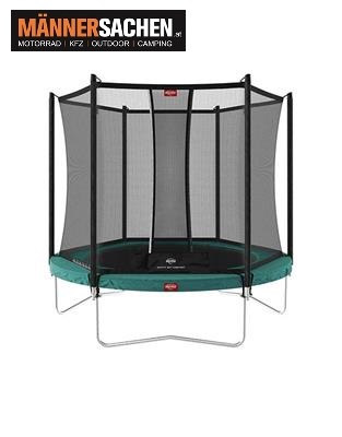 BERG TOYS Trampolin FAVORIT Regular 330 cm in grün mit Sicherheitsnetz Comfort 35.11.37.00