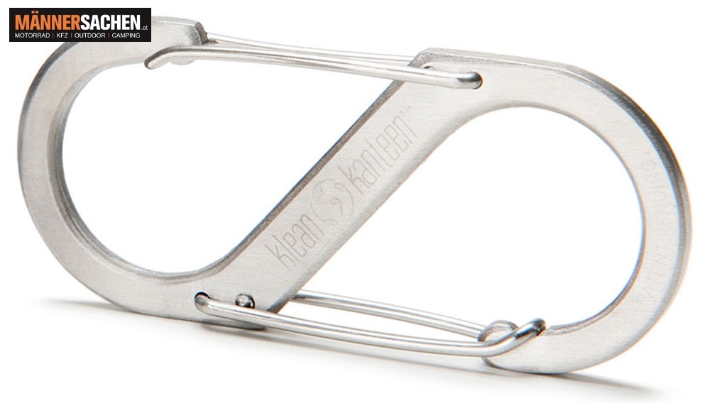 Klean Kanteen Edelstahl Karabinerhaken S-Biner - Doppelseitige Öffnung | Sicher | Praktisch