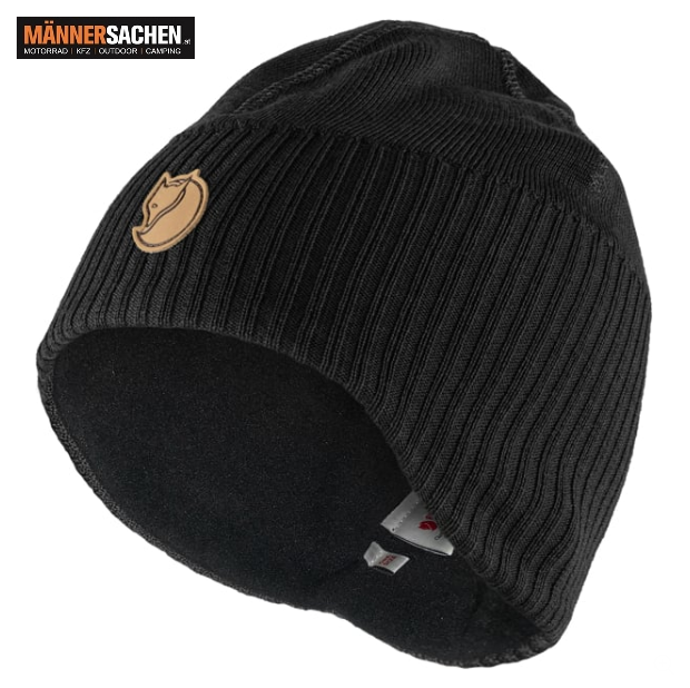 FJÄLLRÄVEN Keb Stormblocker Beanie in schwarz oder laurel green