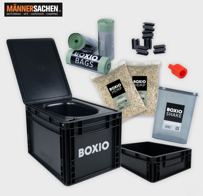 BOXIO TOILET MAX+ Trenntoiletten Komplettset 40 x 38 x 30 cm inkl. GRATISVERSAND
