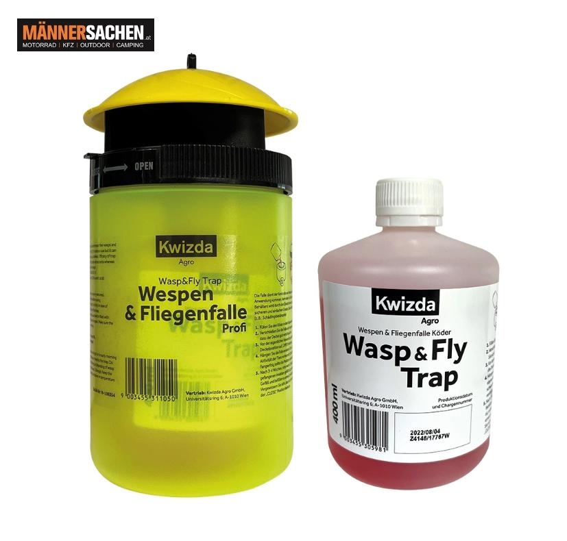 KWIZDA Wespen- und Fliegenfalle Kwizda 400 ml ! Unser KAUFTIPP ! 