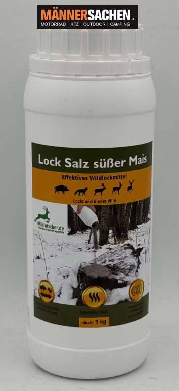 WILDLUTSCHER Lock Salz süßer Mais Duft| lockt, bindet und lenkt Schwarzwild