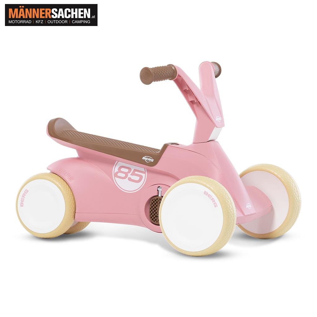 BERG TOYS GoCart GO² Retro Pink Rutschauto mit Pedalen 24.50.07.00