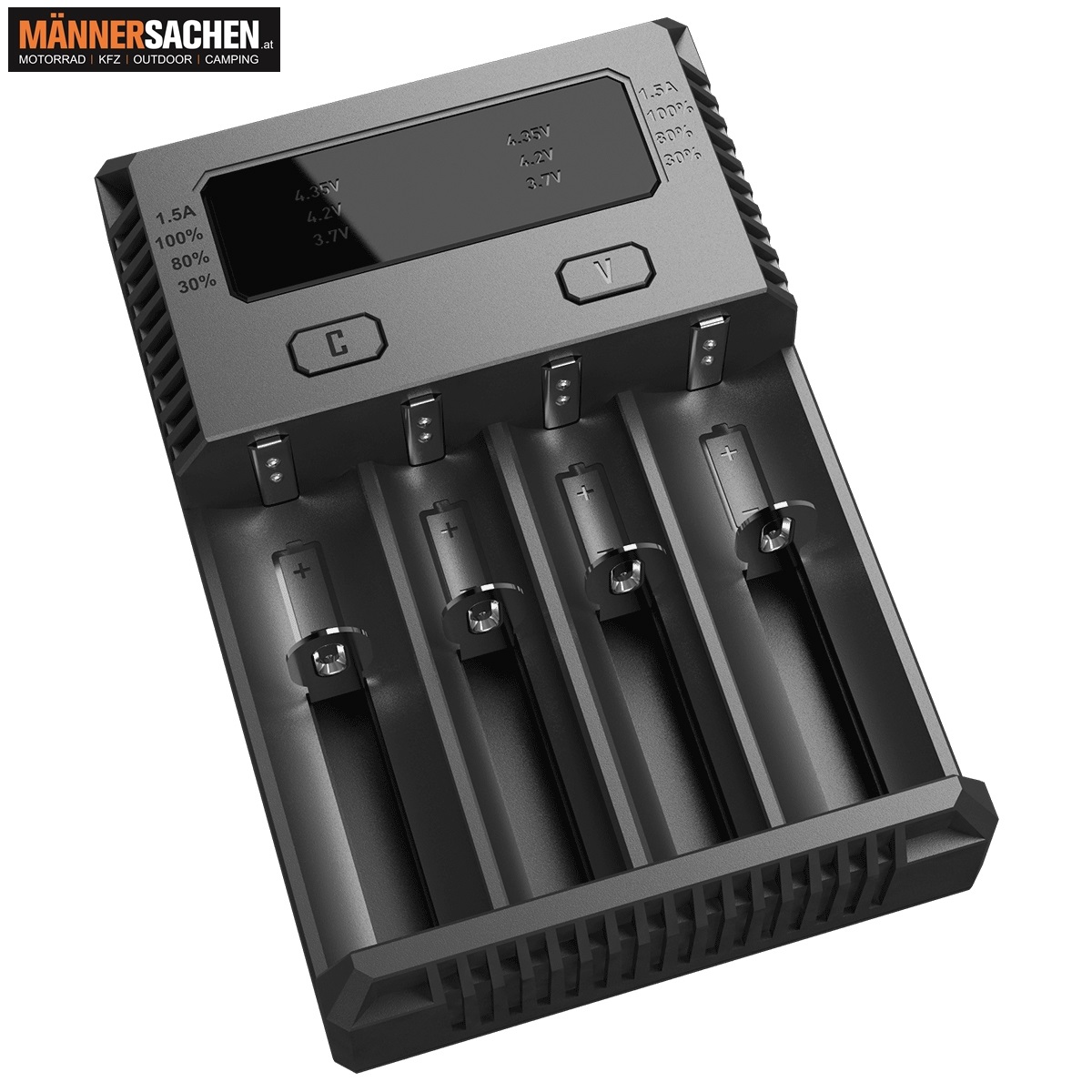 NITECORE NEW i4 Ladegerät für Akkus mit  aktiver Ladestromverteilung (ACD)