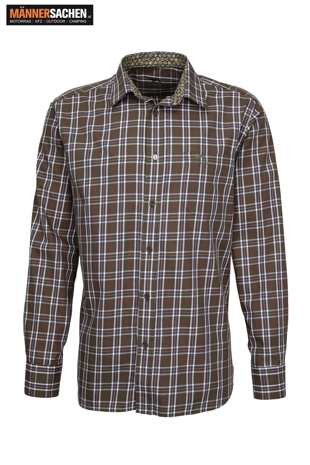 JAGDHUND Hemd 1/1 Arm "Joseph" in der Farbe OLIV