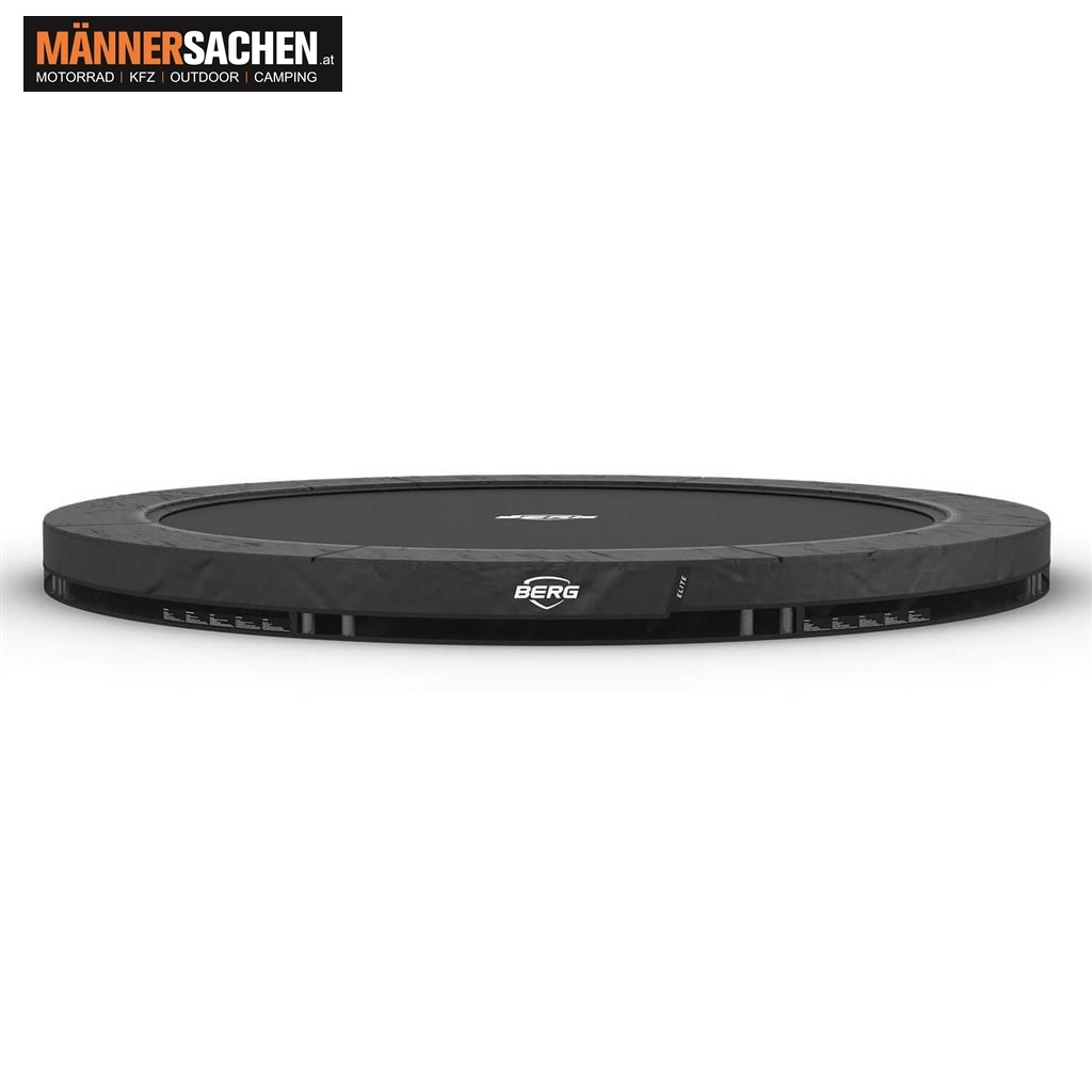 BERG TOYS Trampolin SPORTS Elite InGround 380 cm GRAU ohne Sicherheitsnetz 37.52.03.02
