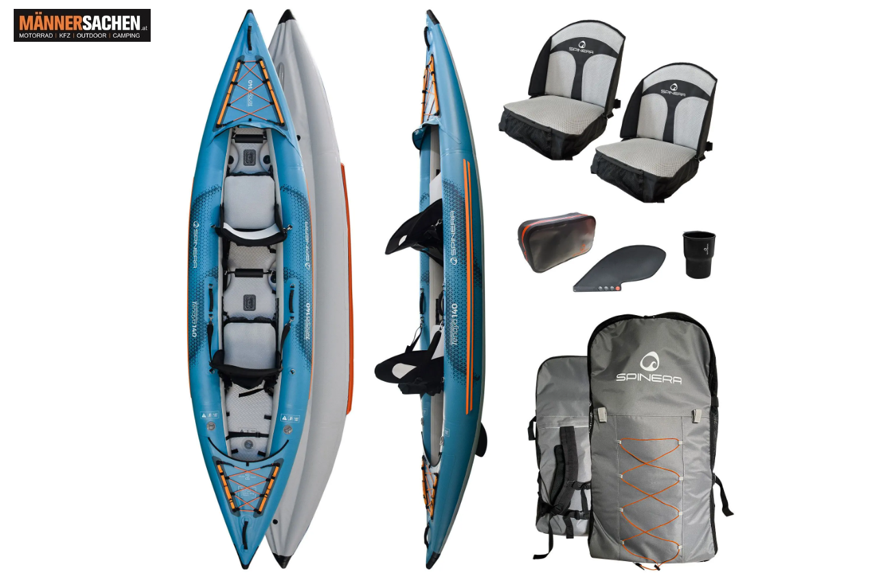 SPINERA Kajak Tenaya 140, 406 x 90 cm für 1-2 Erwachsene