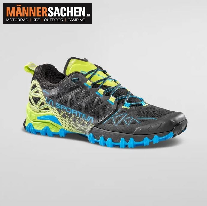 LA SPORTIVA Black/Neon Bushido II GTX Mountain-Running-Modell  inkl. GRATISVERSAND
