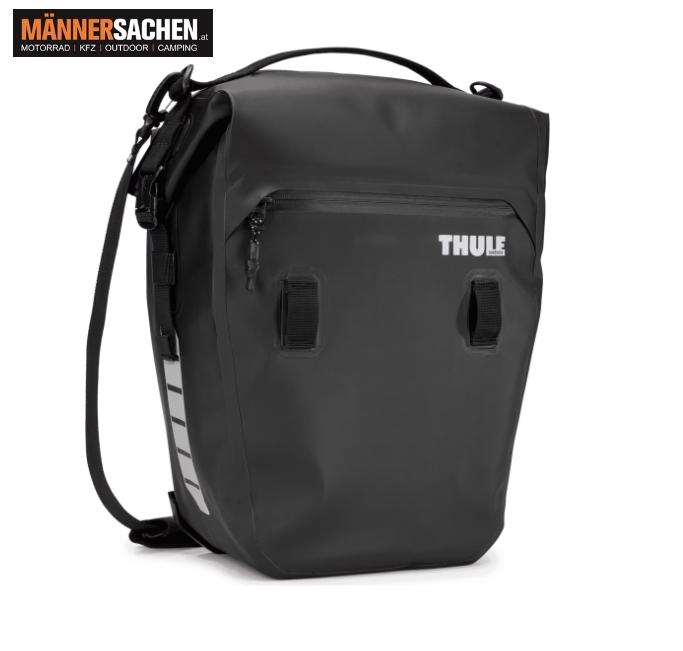 THULE Shield Pendler Packtasche 22 Liter lässt sich am Fahrrad befestigen