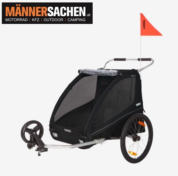 THULE Coaster XT 2-Sitzer Fahrradanhänger für Alltag und Freizeit