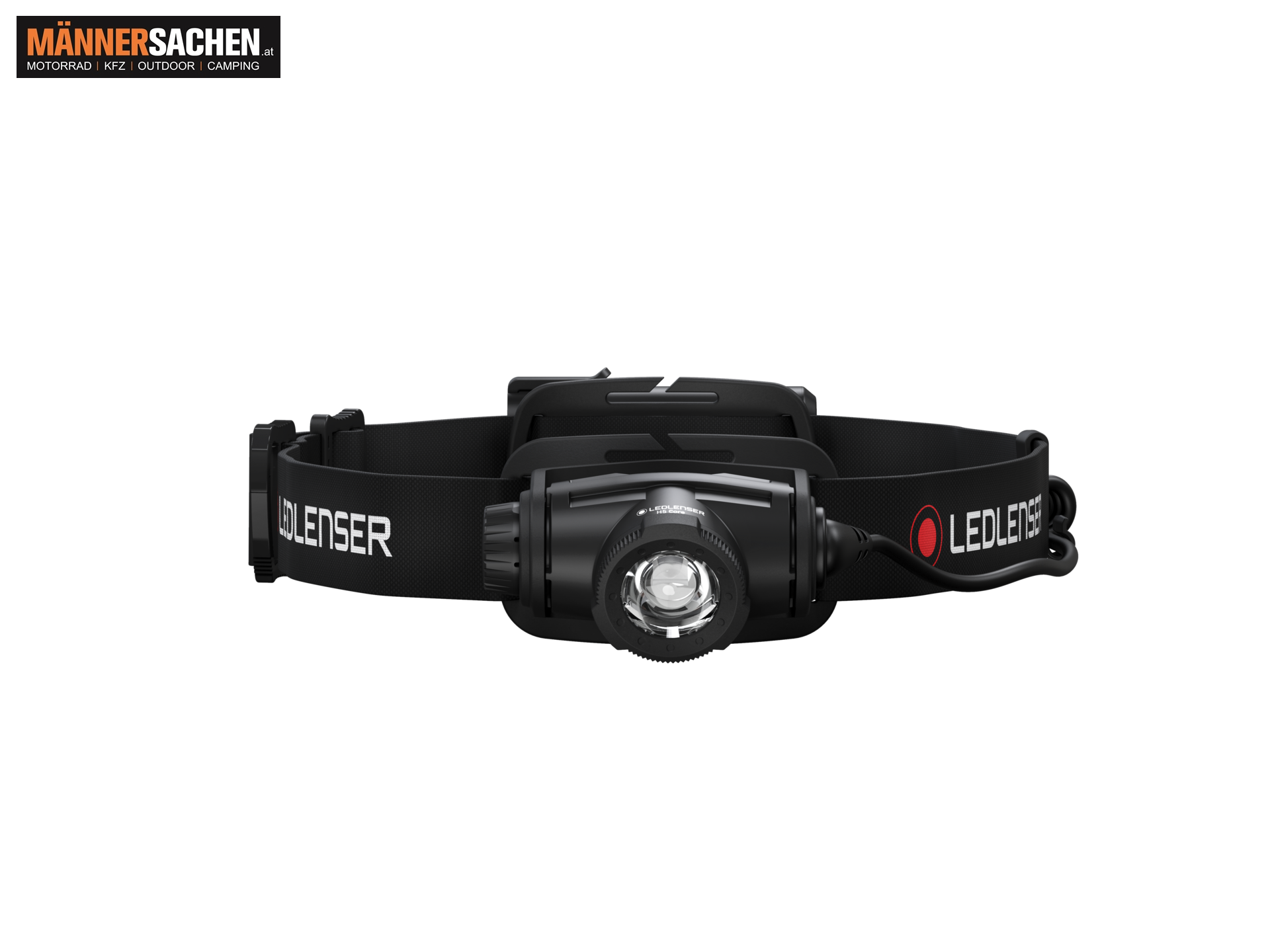 LED LENSER Stirnlampe H5 Core Lampenkopf nach oben und unten schwenkbar 502193