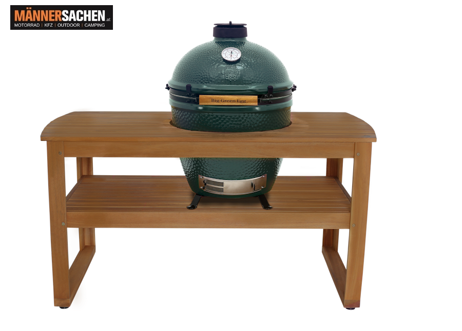 BIG GREEN EGG Tisch aus Eukalyptusholz excl. Rollen