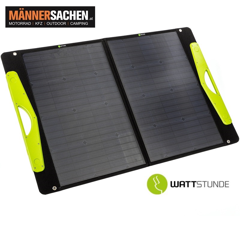 WATTSTUNDE tragbares Solarpanel 100 W SolarBuddy mit USB Anschluss 101-51100