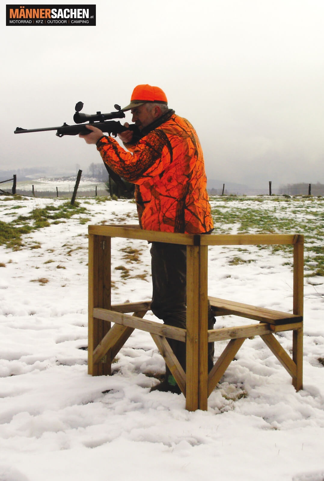 ERDSITZ / Blattstand – Vormontiert und Einsatzbereit