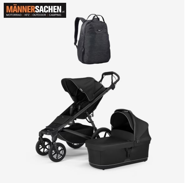 THULE Urban Glide 4 Kinderwagen - wheel baby bundle (Urban Glide 4-wheel + changing backpack + bassi