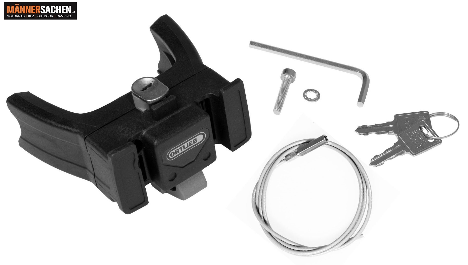 ORTLIEB Lenker Montageset, E-Bike, mit Schloss inkl. GRATISVERSAND