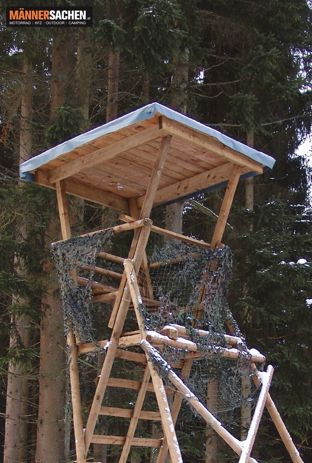 Große Dachkonstruktion, 180 x 130 x 200 cm für Baum-, Ernte und Waldumbauleiter VERSAND & ABHOLUNG