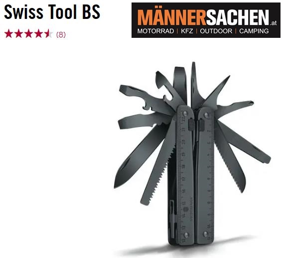 VICTORINOX SwissTool black 3.0323.3CN - Geschwärztes Multi-Tool mit 27 Funktionen