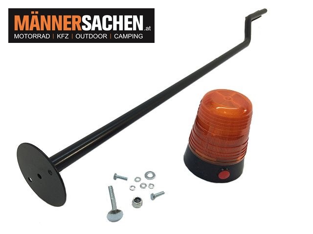 BERG RUNDUMLICHT ORANGE AUF STANGE XL