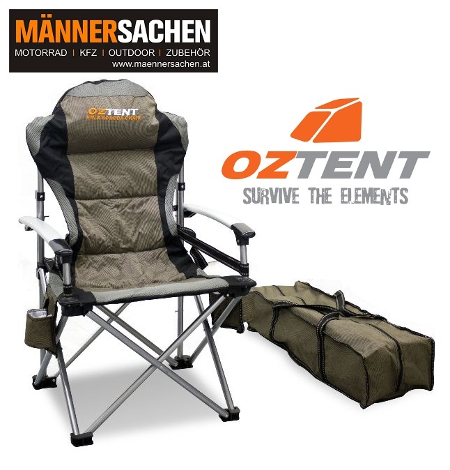 OZtent Campingsessel King Kokoda UNSER KAUFTIPP ! Einer der geilsten Campingsessel