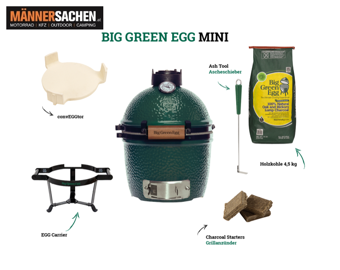 BIG GREEN EGG Grill MINI STARTERSET - KERAMIKGRILL