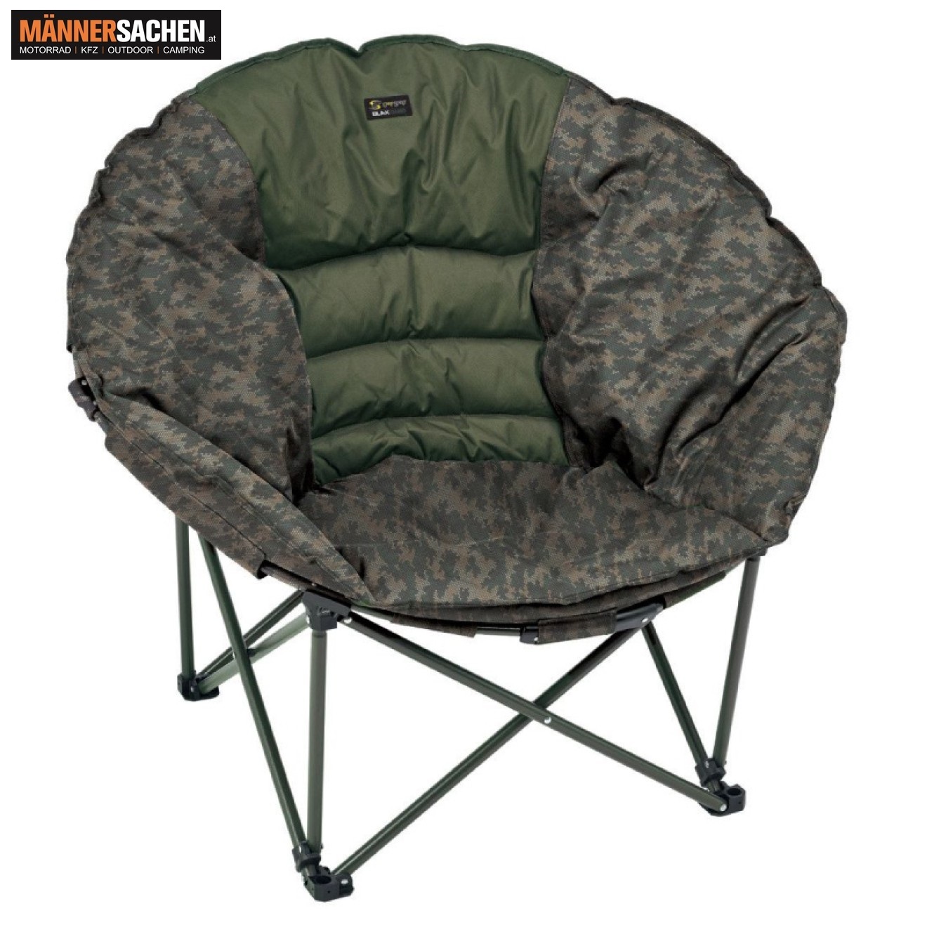 CARP SPIRIT Blax Camo Moon Chair Moonchair Campingsessel rund