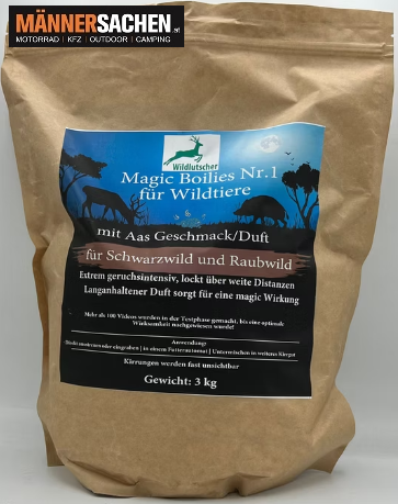WILDLUTSCHER Magic Boilies Nr.1 Aas Duft lockt, bindet und lenkt Wild