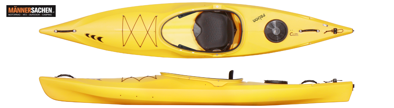 PRIJON Kajak CUSTOM LINE CL 370 BASIC - tolles Einsteigerkajak um wenig Geld. SOMMERSCHLUSSVERKAUF !