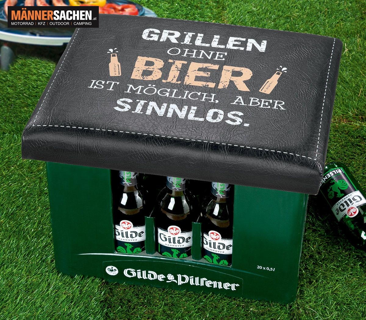 SITZKISSEN für Bierkisten Getränkekisten 44 x 34cm