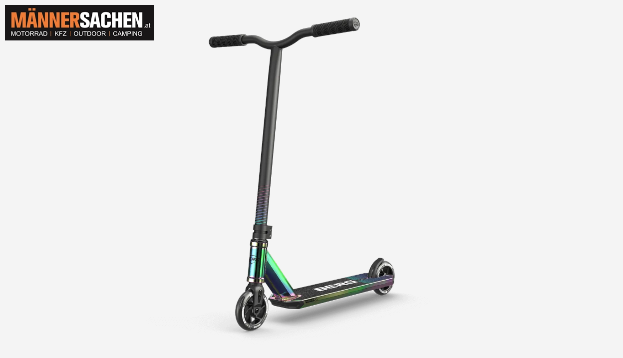 BERG TOYS Stuntroller Stuntscooter PROXUS X1 neon / schwarz (NEOCHROME/BLACK) inkl. GRATISVERSAND