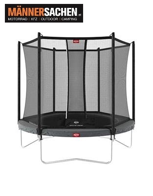 BERG TOYS Trampolin Favorit Regular 200 Gray + Safety Net Comfort 35.07.33.00
