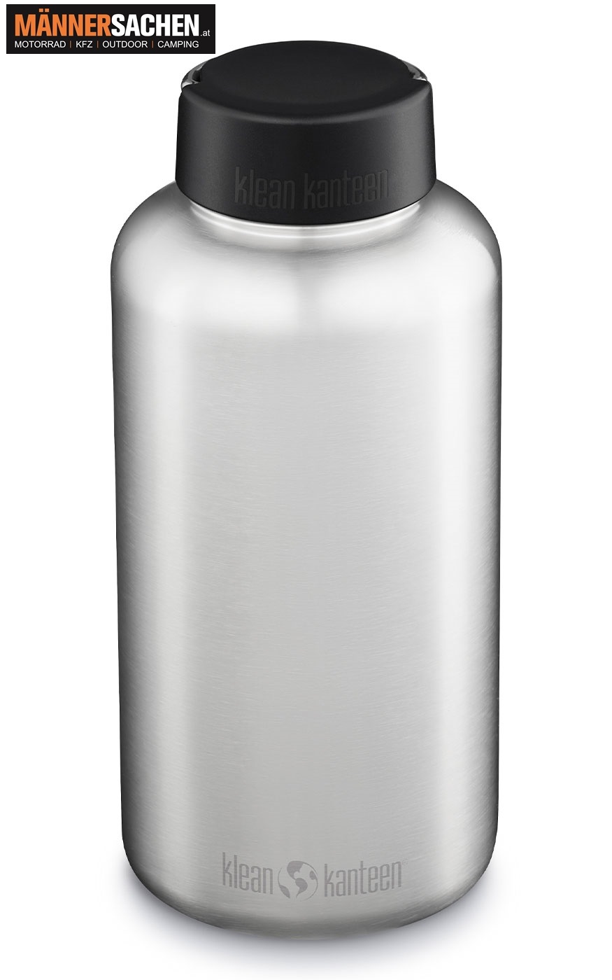 Klean Kanteen Edelstahl Trinkflasche Wide 1900ml Wide Loop Cap (Mod.2022)