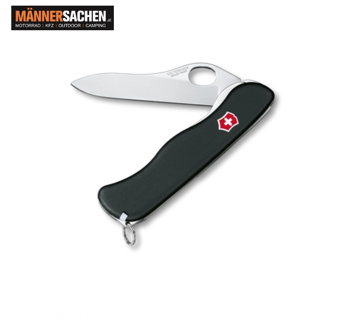 VICTORINOX Sentinel Clip mit 5 Funktionen und Einhand-Feststellklinge und Clip 0.8416.M3