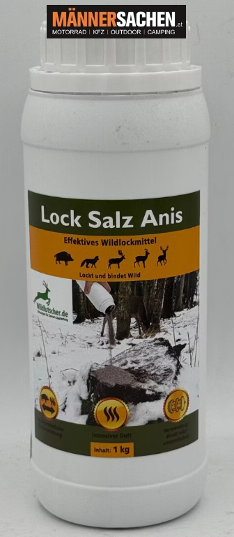 WILDLUTSCHER Lock Salz Anis | lockt, bindet und lenkt Rehwild