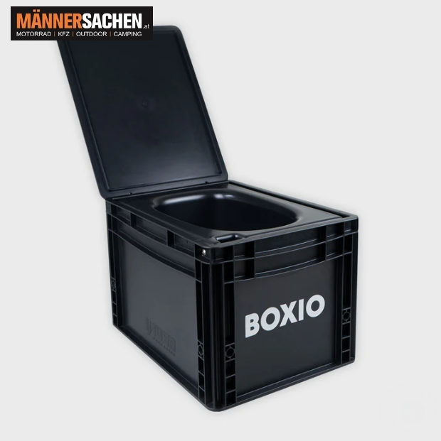 BOXIO TOILET - Deine kompakte Trenntoilette in der Eurobox inkl. GRATISVERSAND