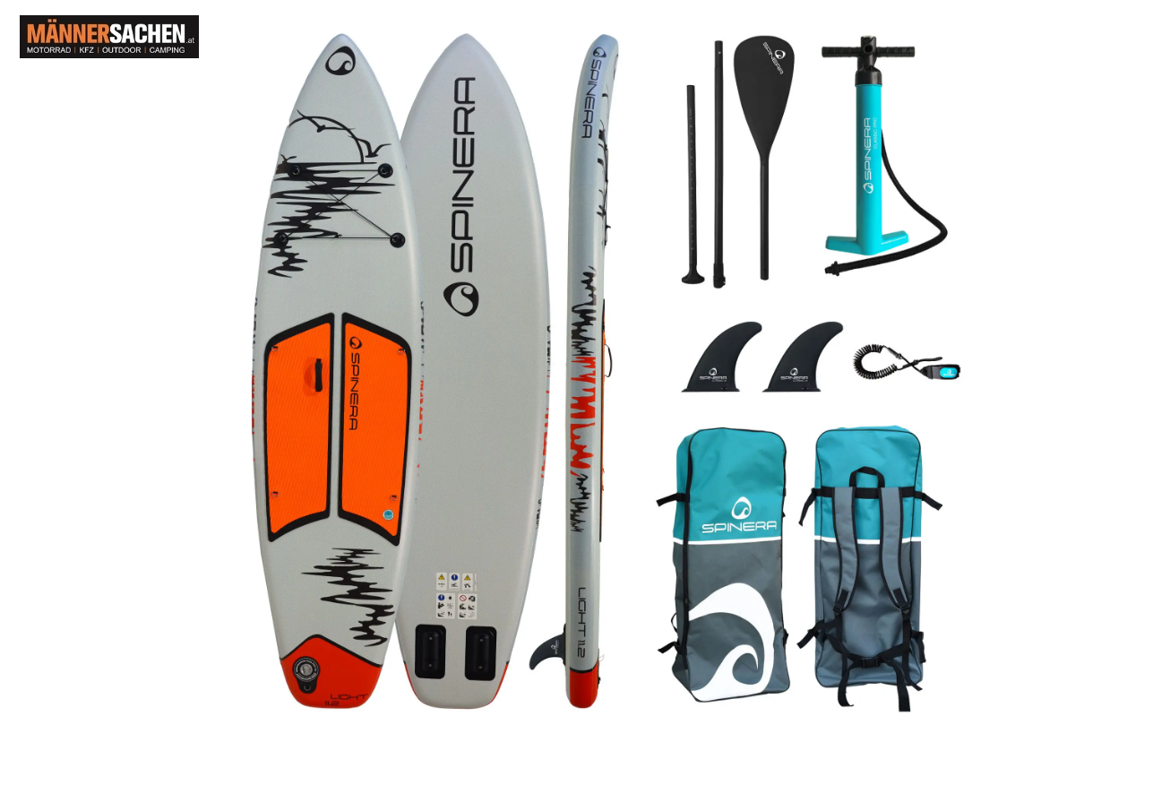SPINERA Stand Up Board SUP Light 11.2 ULT 11´2"x33,3" - 340cm x 84,5 x 15cm Stand Up Paddle