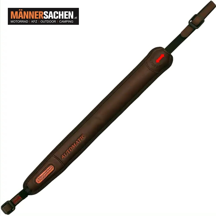 NIGGELOH Gewehrriemen Automatic Leder - hoher Tragekomfort ! Made in Germany Kopie