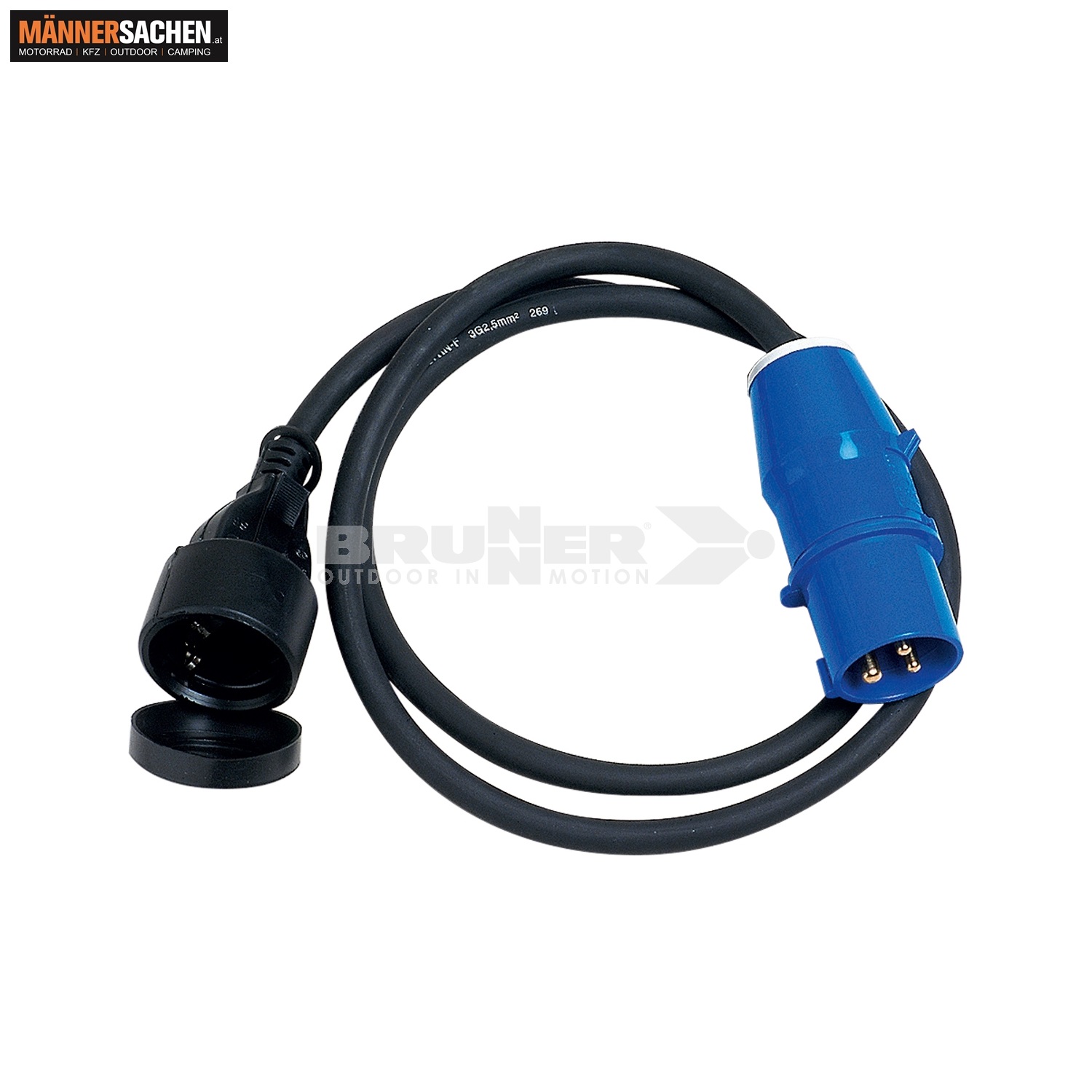 BRUNNER ADAPTOR CEE auf SCHUKO. Kabel 150 cm / 3x1,5 mm² 0301070C