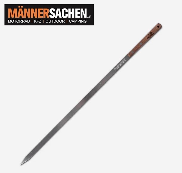 PETROMAX Grillspieße 4 Stück mit Griff aus echtem Walnussholz