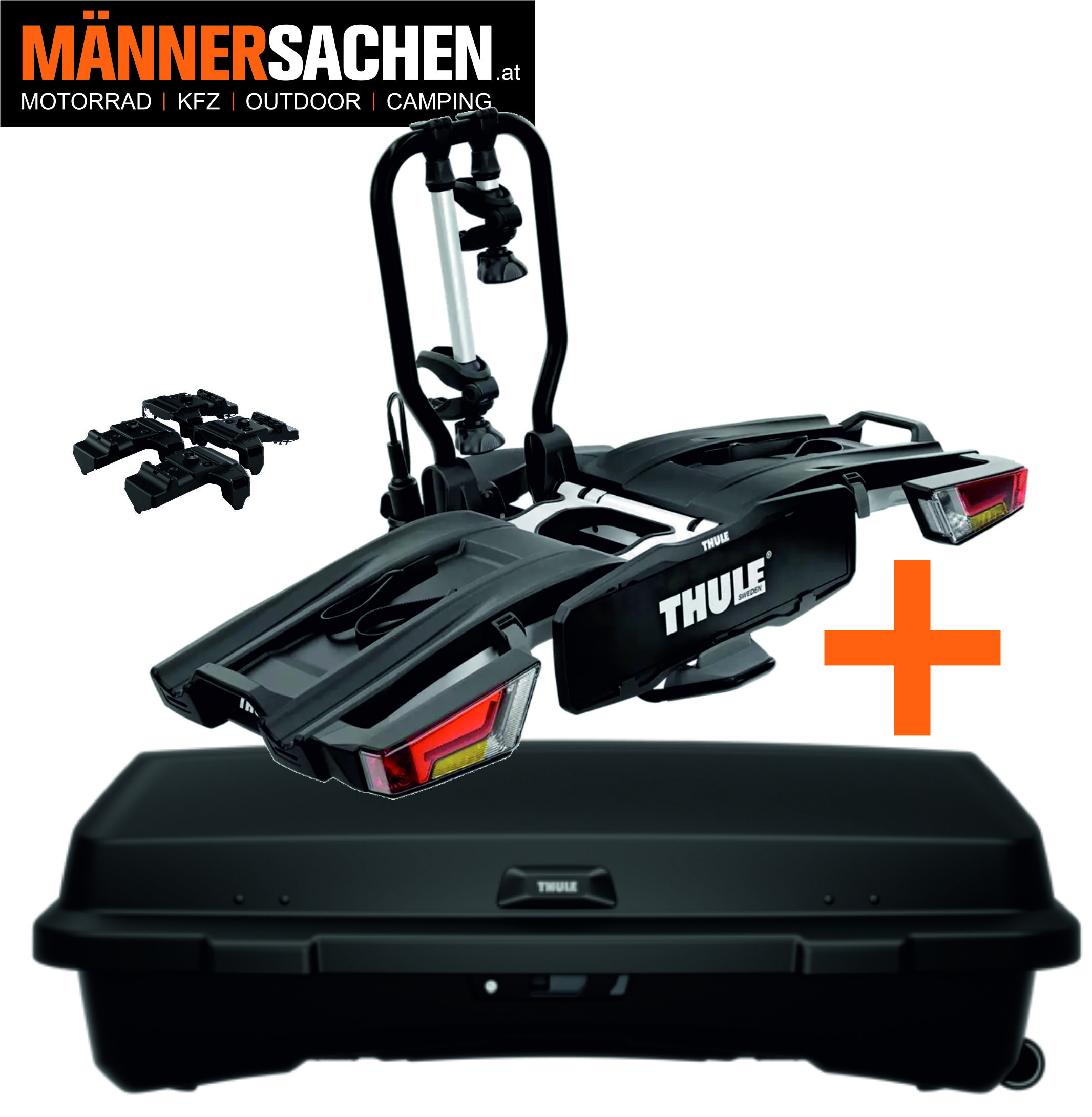 THULE Set aus Thule Santu + Thule EasyFold XT2  + Montage Kit