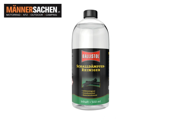 BALLISTOL Schalldämpfer-Reiniger, 0,5 Liter materialschonend und geruchsneutral